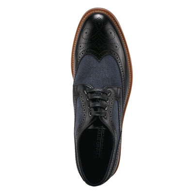 Spring Step Men's Downtown Lace-Up Shoe Black Multi EU 43 / US 9.5-10