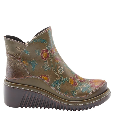 Spring Step L'Artiste Women's Abate Boots Olive Multi EU 41 / US 9.5-10