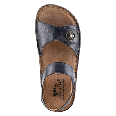 Spring Step Women's Toca Ankle Strap Sandal Navy EU 42 / US 10.5-11