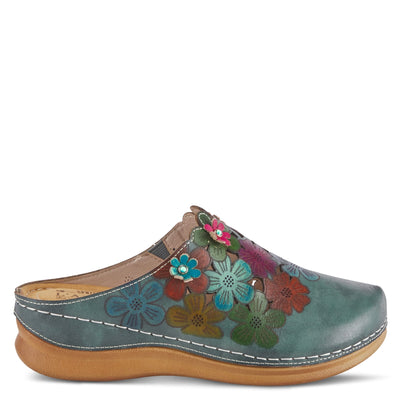 Spring Step L'Artiste Women's Augi Clog Blue Multi EU 37 / US 6.5-7