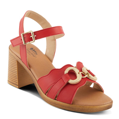 Spring Step Women's Sardinia Sandal, Red, 5.5-6
