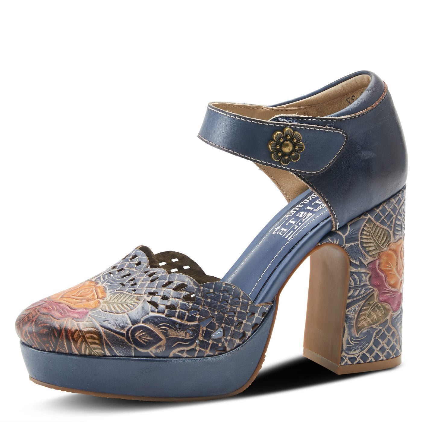 Spring Step L'Artiste Women's Debbihary Pumps Navy Multi EU 39 / US 8.5