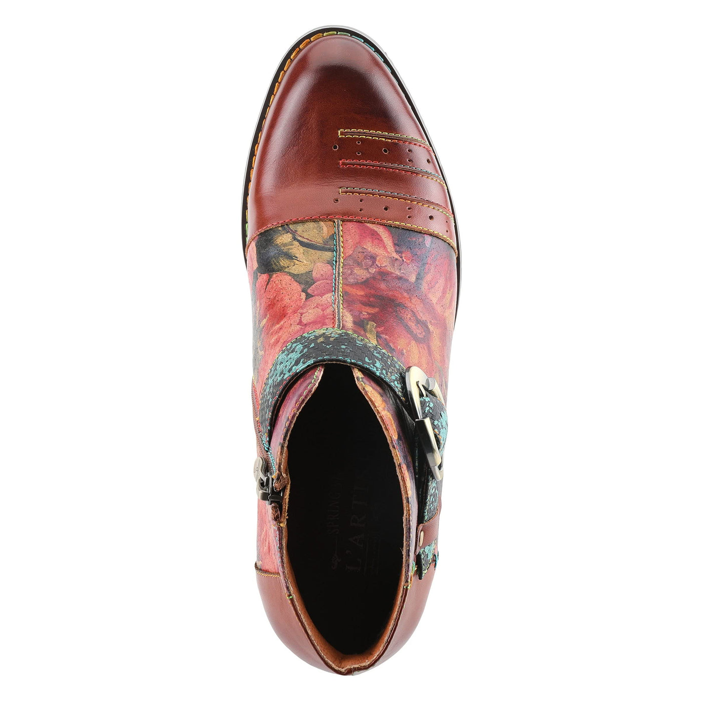 Spring Step L'Artiste Women's Georgiana-Rose Slip-On Shoe Brown Multi EU 37 / US 6.5-7
