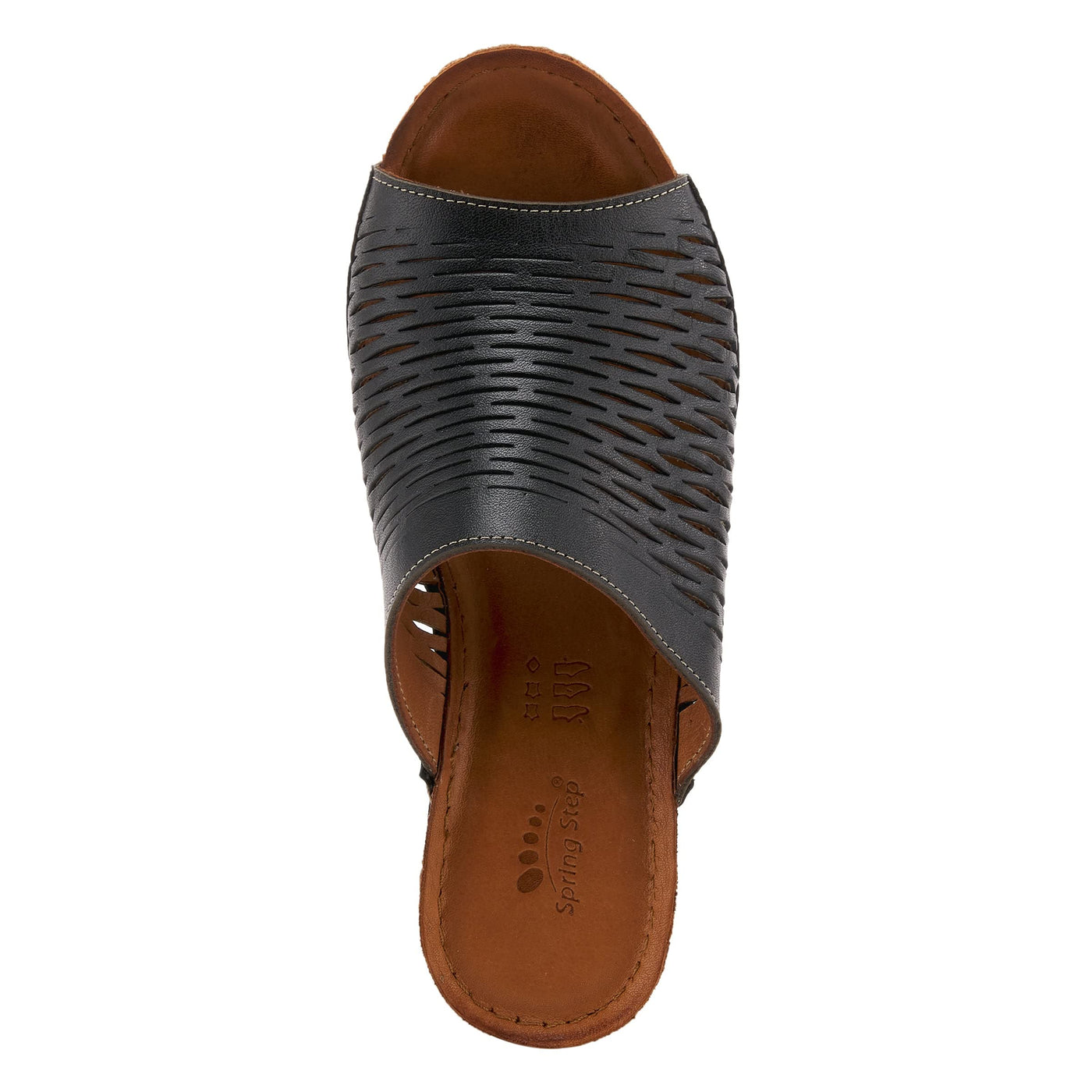 Spring Step Women's CUNACENA Slipper, Black, 9