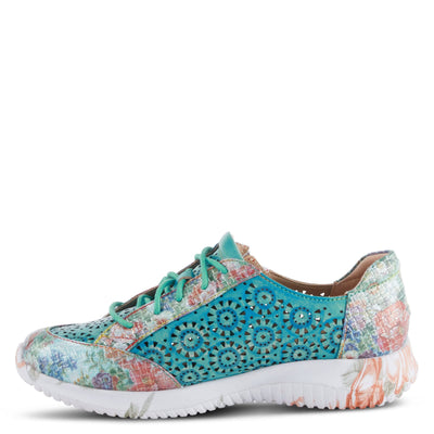 Spring Step L'Artiste Women's Jazzie Fashion Sneaker Turquoise Multi EU 40 / US 9