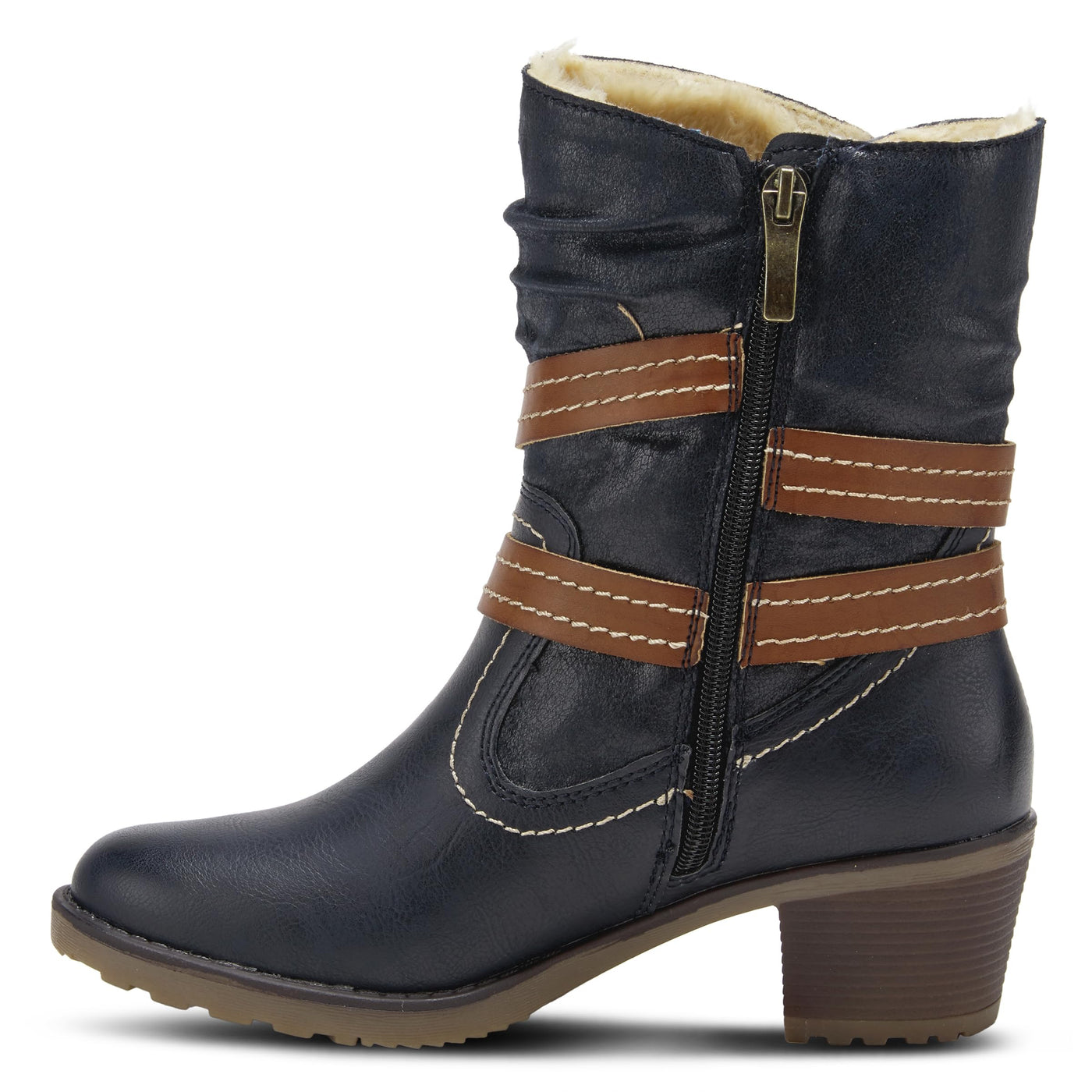 Spring Step Women's Boisa Winter Boot, Navy, 37 EU/6.5-7 M US