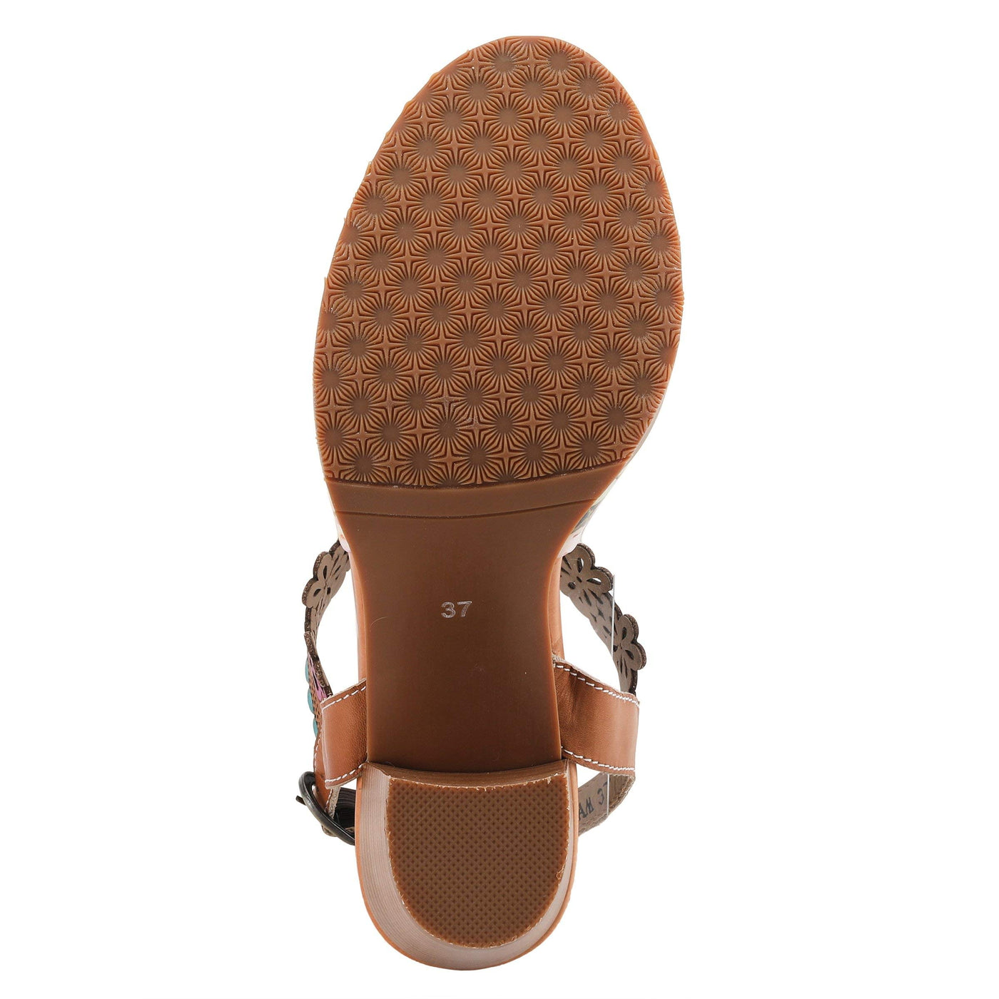 L'Artiste by Spring Step Floradacious Camel Multi Leather EU 41 (US Women's 9.5-10) M