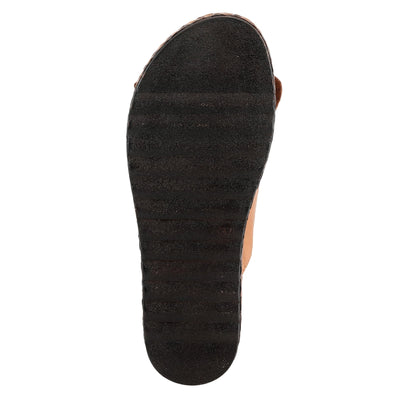 Spring Step Women's Hilary Slide Sandal Camel EU 38 / US 7.5-8