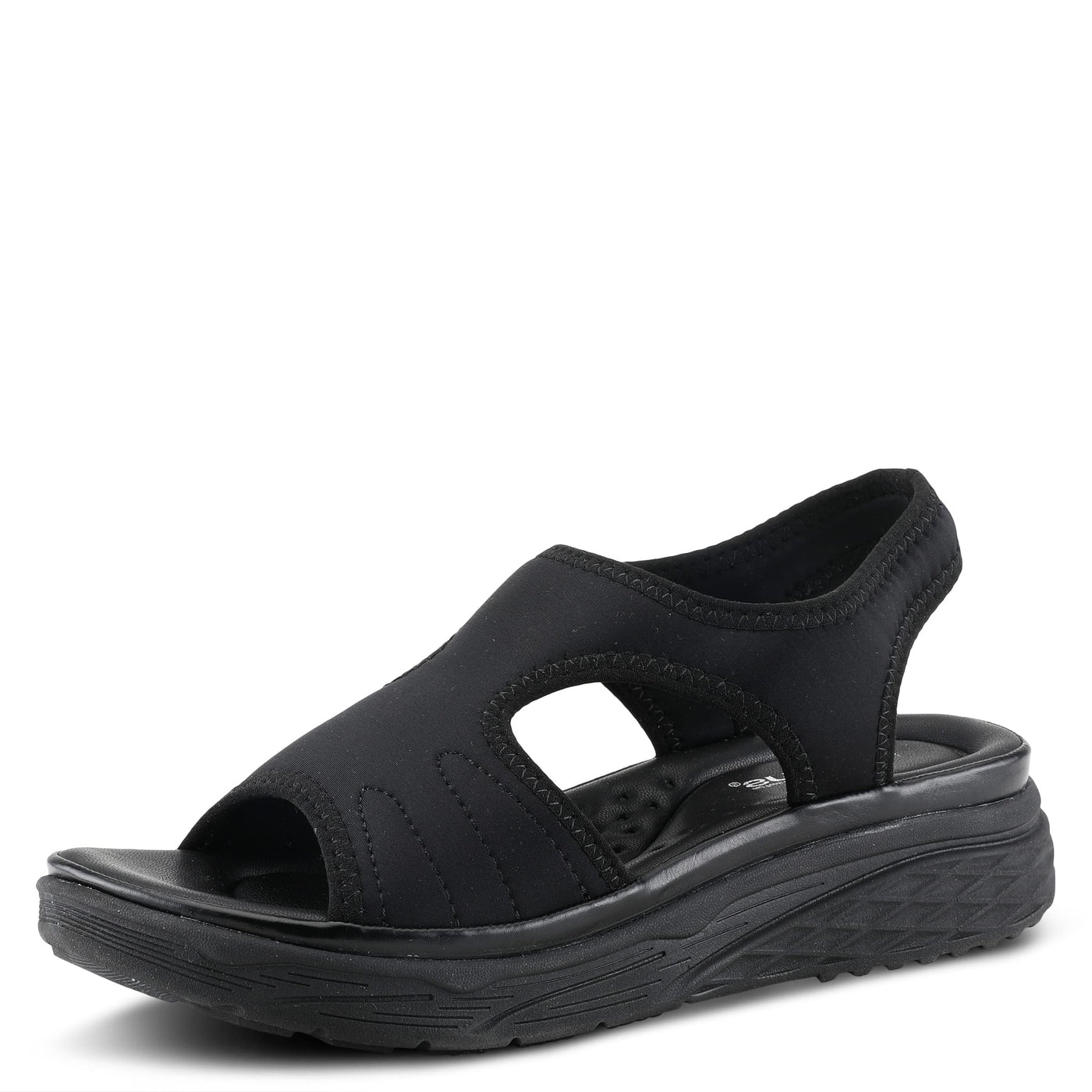 Flexus Women's Marshmello Slingback Sandal Black EU 40 / US 9