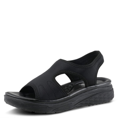 Flexus Women's Marshmello Slingback Sandal Black EU 40 / US 9