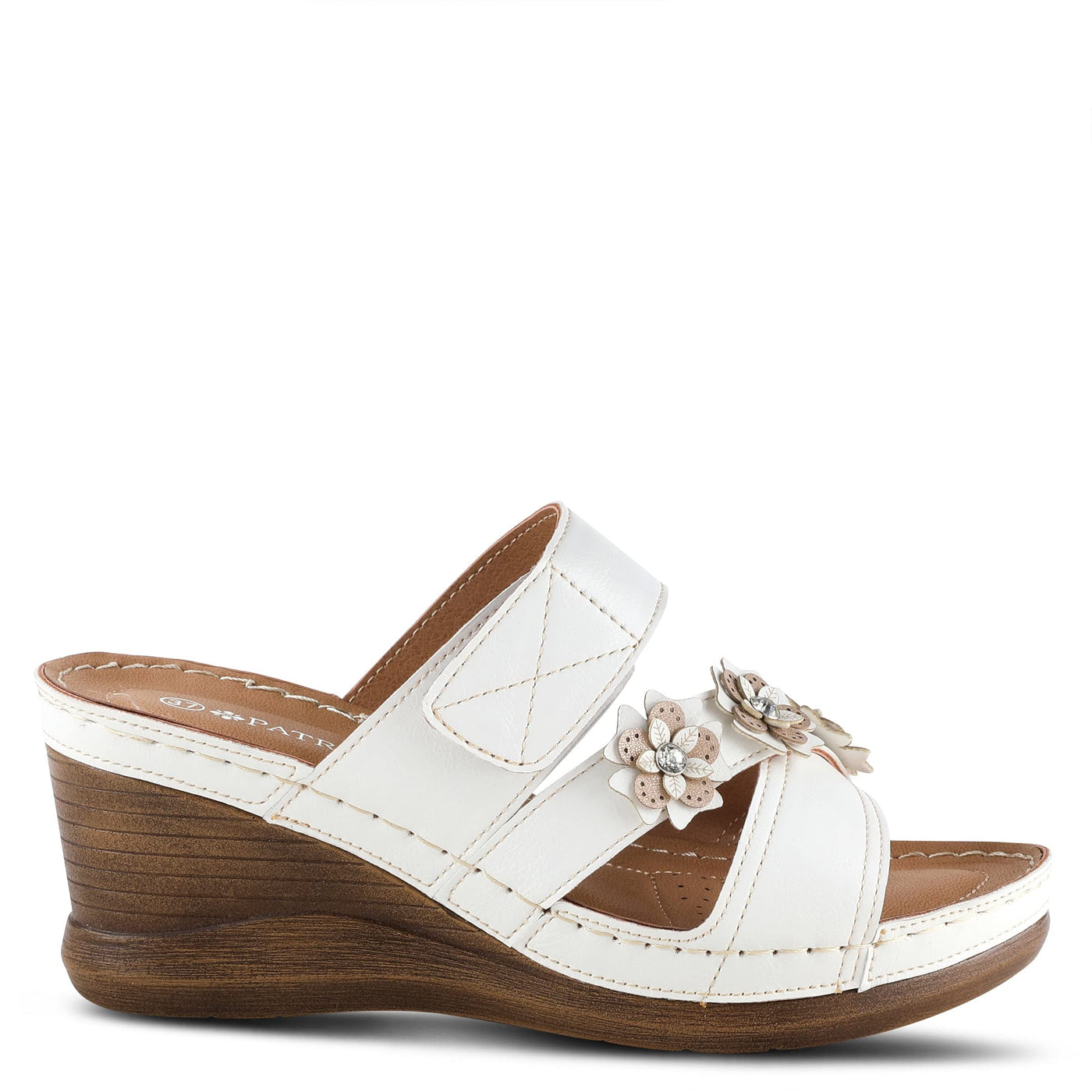 PATRIZIA Women's Lyndsay Slide Sandal White EU 42 / US 10.5-11
