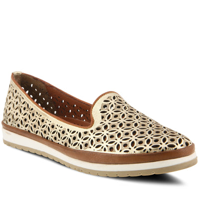 Spring Step Women's Tulisa Moccasin, Gold, 5.5-6