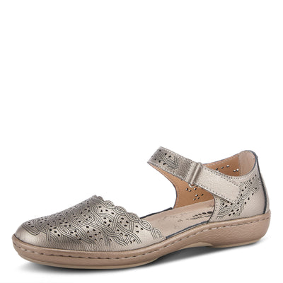 Spring Step Women's Sabriye Wedge Pewter EU 36 / US 5.5-6