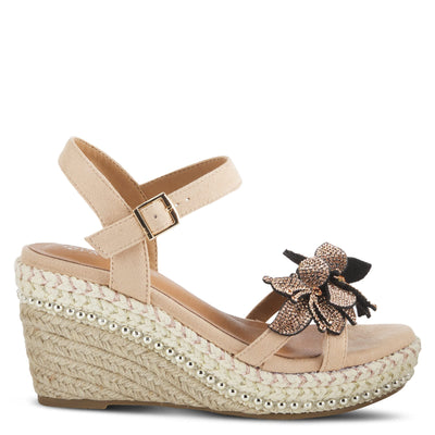PATRIZIA Women's Sttropez Wedge Sandal Blush EU 39 / US 8.5