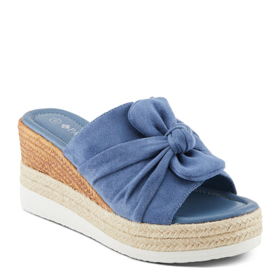 PATRIZIA Women's BELLALUCE Slide Wedge Sandals Blue EU 37 / US 6.5-7