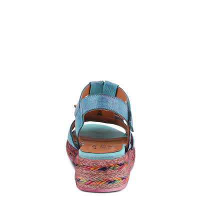 L'Artiste by Spring Step Tempest Blue Multi Leather 36 (US Women's 5.5-6) M