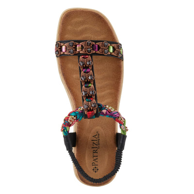 PATRIZIA Women's Zuri Slingback Sandal Black EU 37 / US 6.5-7