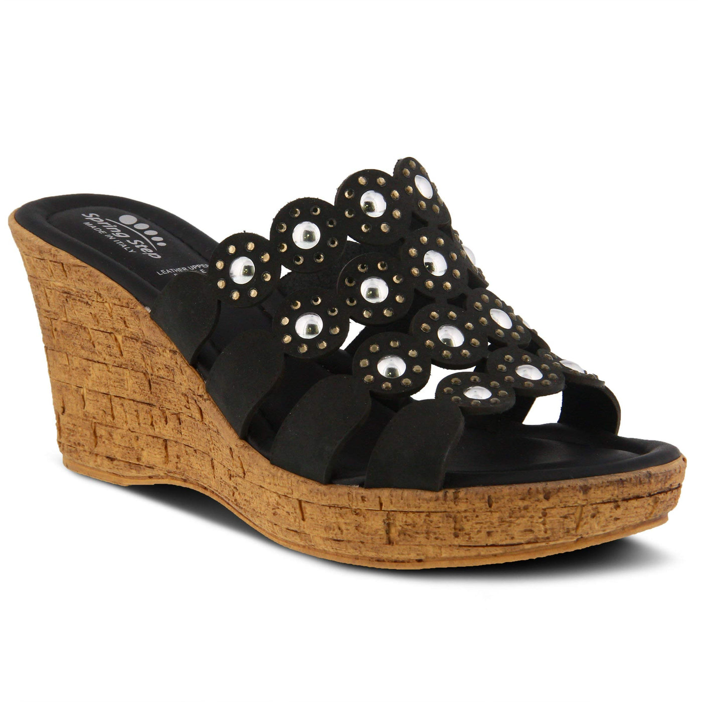 Spring Step womens ALISMA,Black Nubuck,5