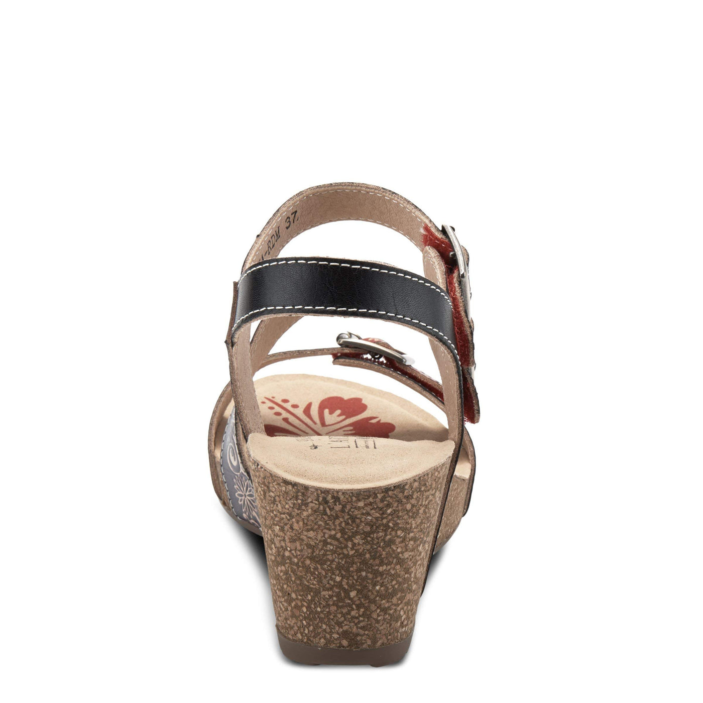 L�Artiste by Spring Step Women's Tanja Sandal, Red Multi, 6.5-7