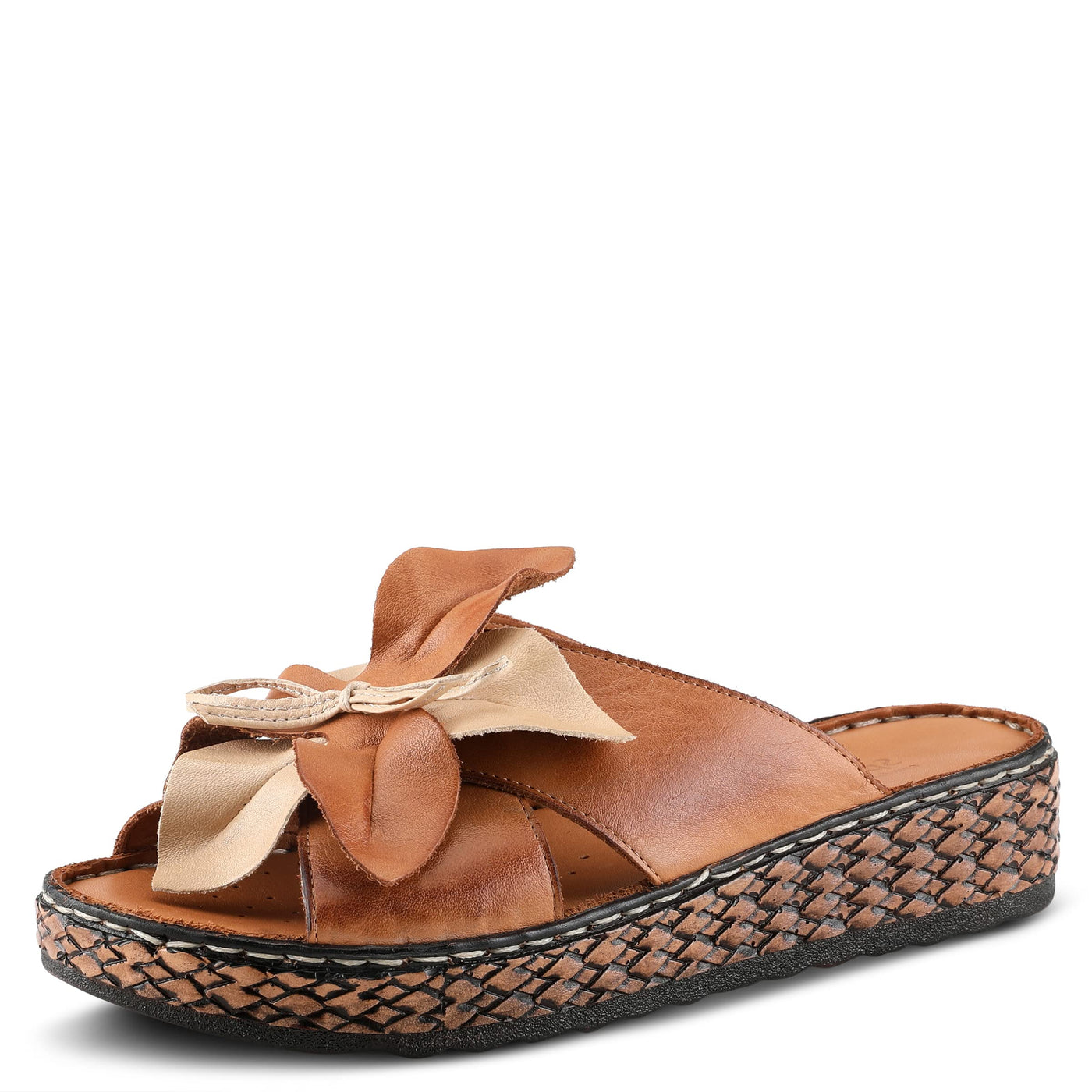 Spring Step Women's Hilary Slide Sandal Camel EU 36 / US 5.5-6
