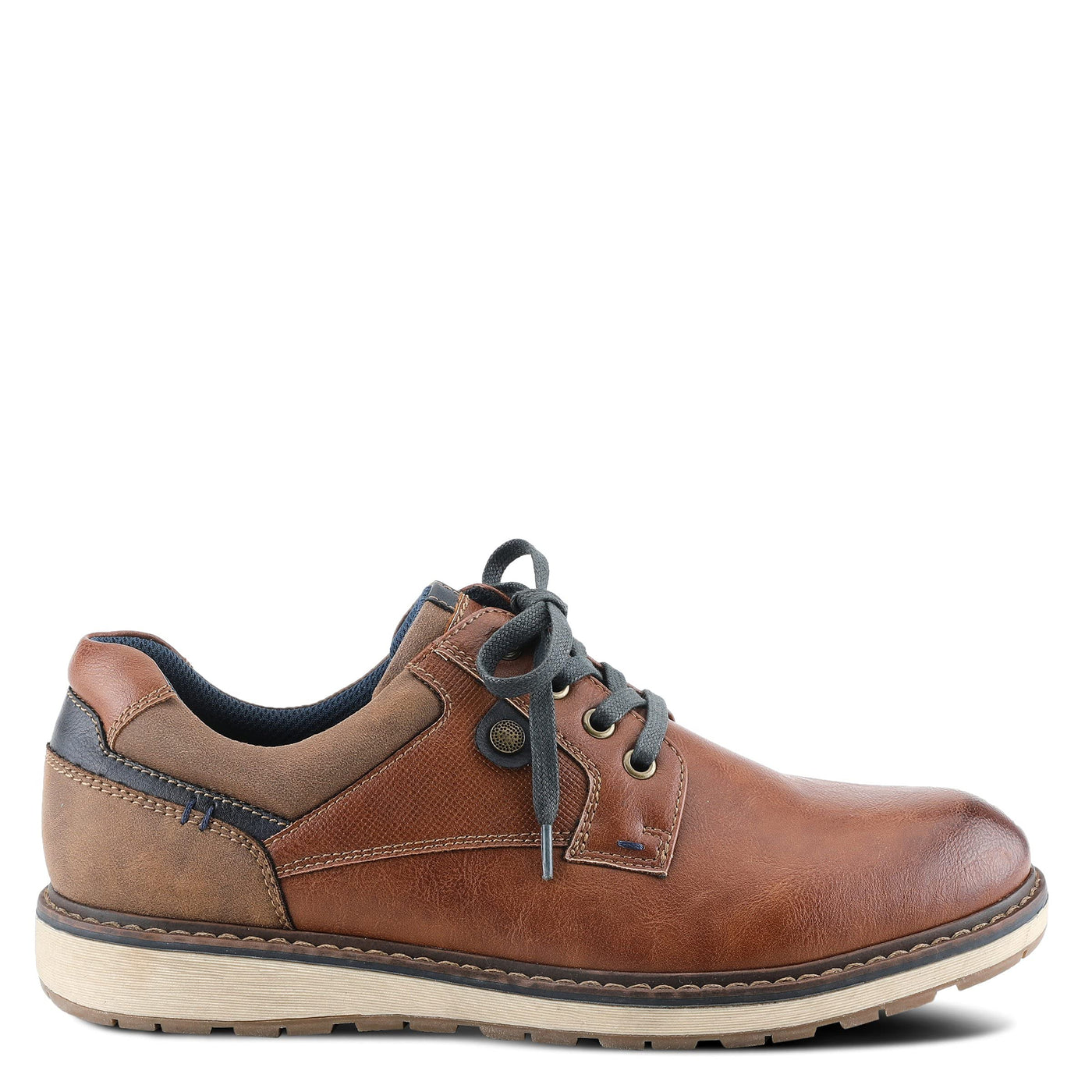 Spring Step Men's Raymond Sneaker Cognac EU 42 / US 9