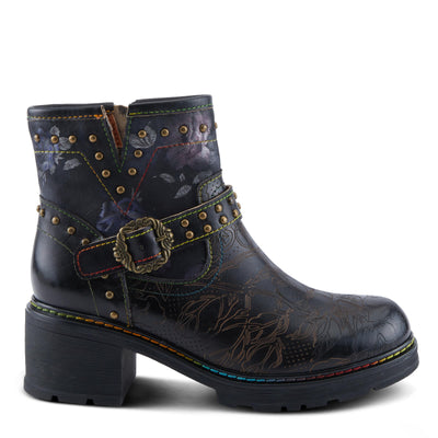 L'Artiste by Spring Step Women's Branchout Fashion Boot, Black Multi, 11