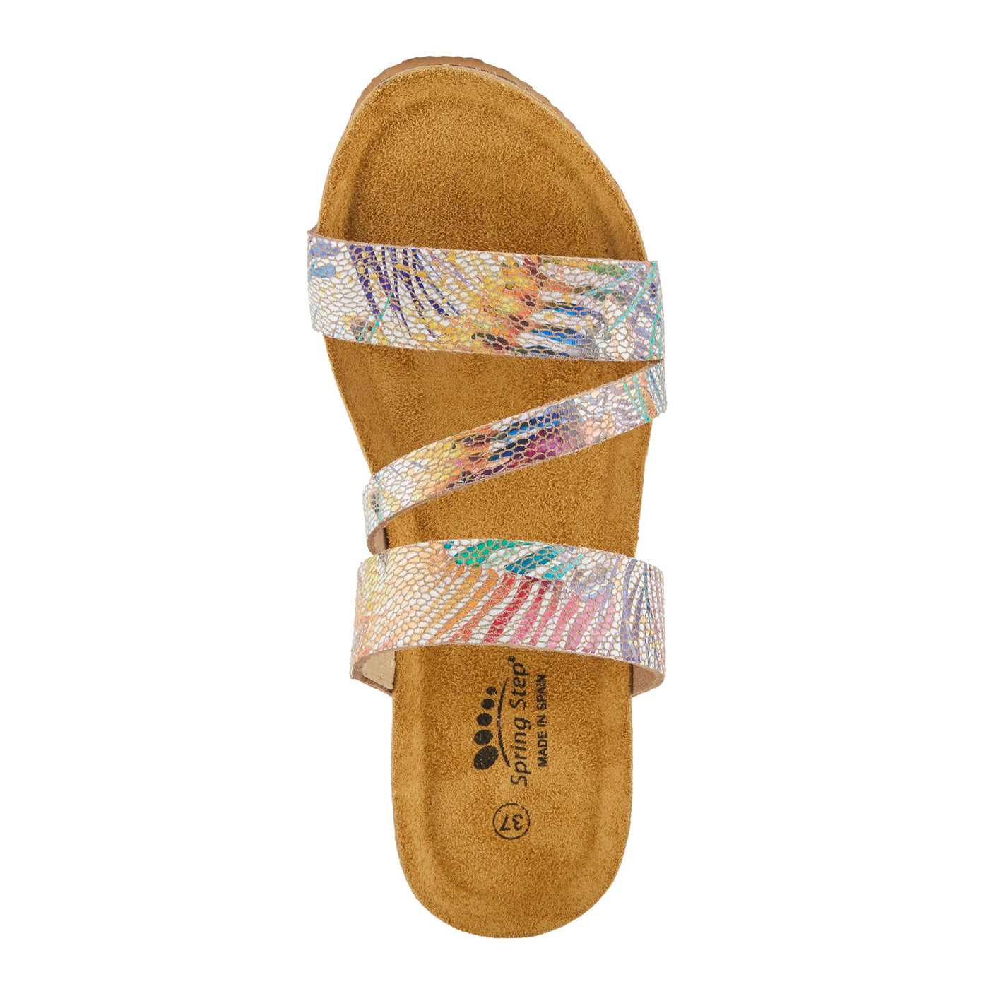 Spring Step Women's Butterpea Sandal, Pink Multi, 9.5