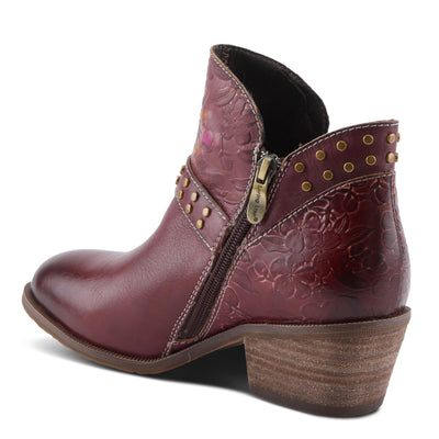 L'Artiste by Spring Step Women's Daintylady Western Boot, Bordeaux Multi, 7