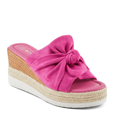 PATRIZIA Women's BELLALUCE Slide Wedge Sandals Hot Pink EU 37 / US 6.5-7