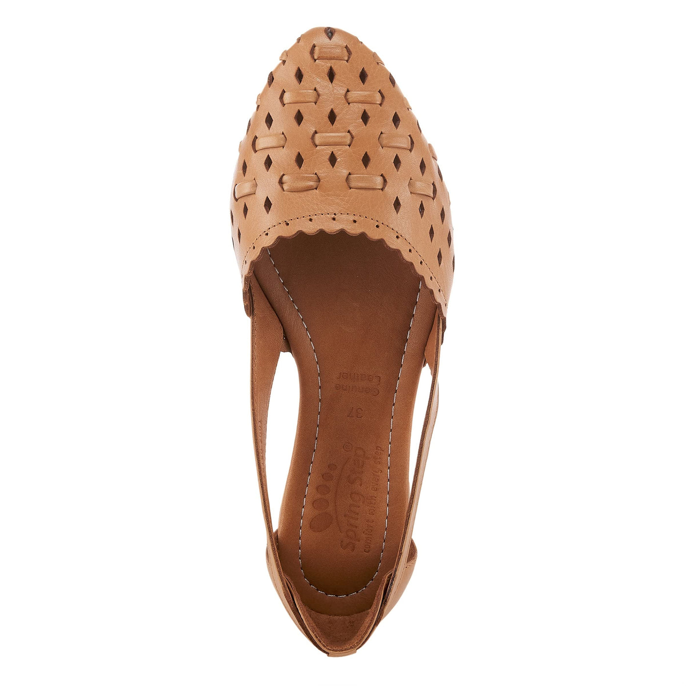 Spring Step Women's Delorse Slip-On Shoe Camel EU 39 / US 8.5