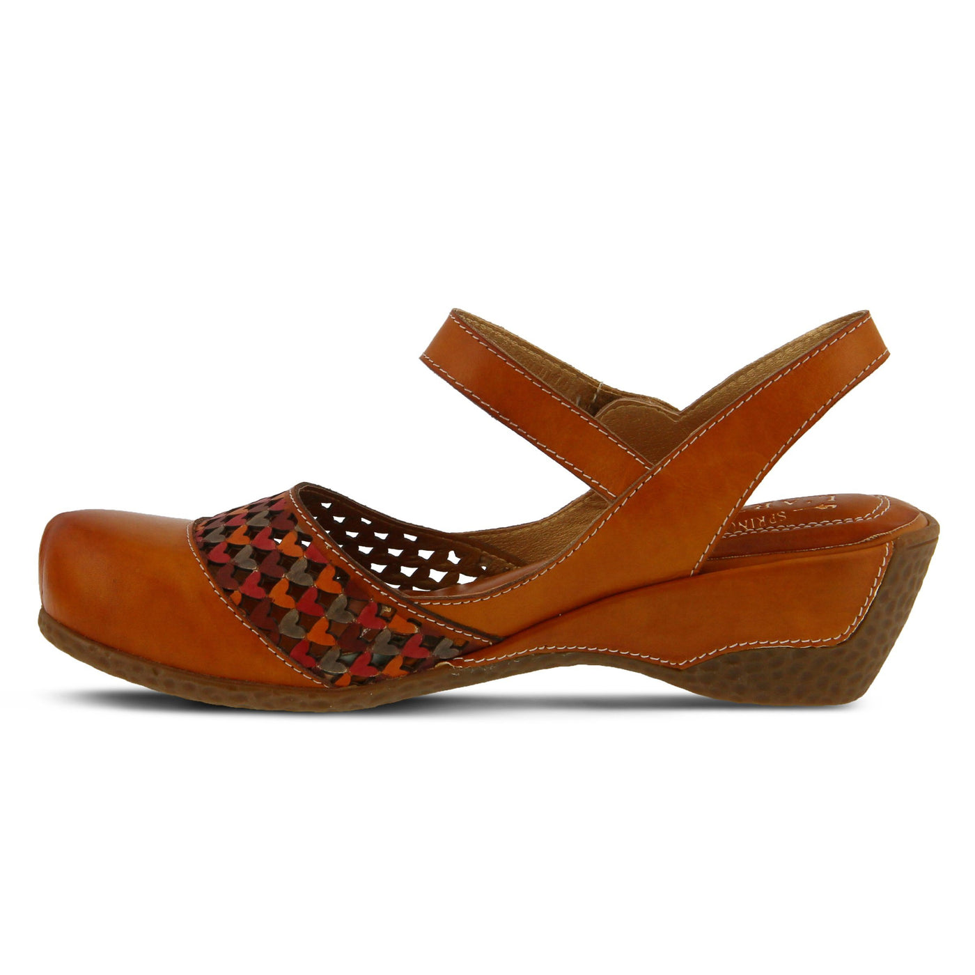 L�Artiste by Spring Step Women's Amour-ca Wedge Sandal, Camel, 38 EU/7.5-8 M US