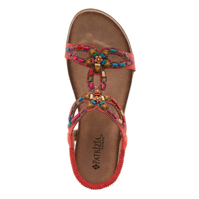 PATRIZIA Women's Volcanic Slingback Sandal Coral EU 40 / US 9