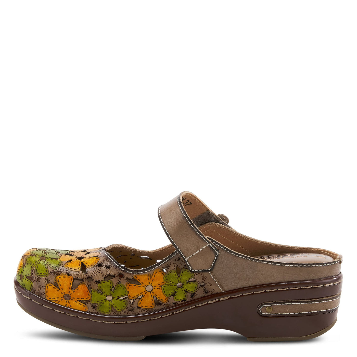 Spring Step L'Artiste Women's Anana Mary-Jane Shoe Grey Multi EU 42 / US 10.5-11