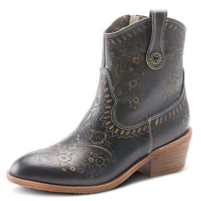 Spring Step L'Artiste Galop Boot for Womens - Ankle Boots with Inside Zipper Closure - Comfortable Western Ladies Boots for Outdoor