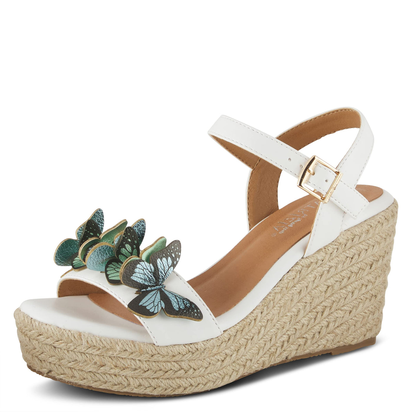 PATRIZIA Women's Flyaway Wedge Sandal White EU 39 / US 8.5