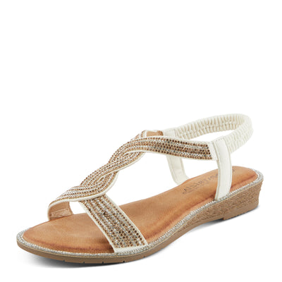 PATRIZIA Women's INVITE Flat Sandals White EU 40 / US 9