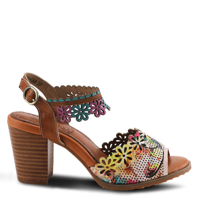 L'Artiste by Spring Step Floradacious Camel Multi Leather EU 41 (US Women's 9.5-10) M