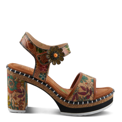L'Artiste by Spring Step Women's Charisma Sandal, Brown Multi, 10.5-11