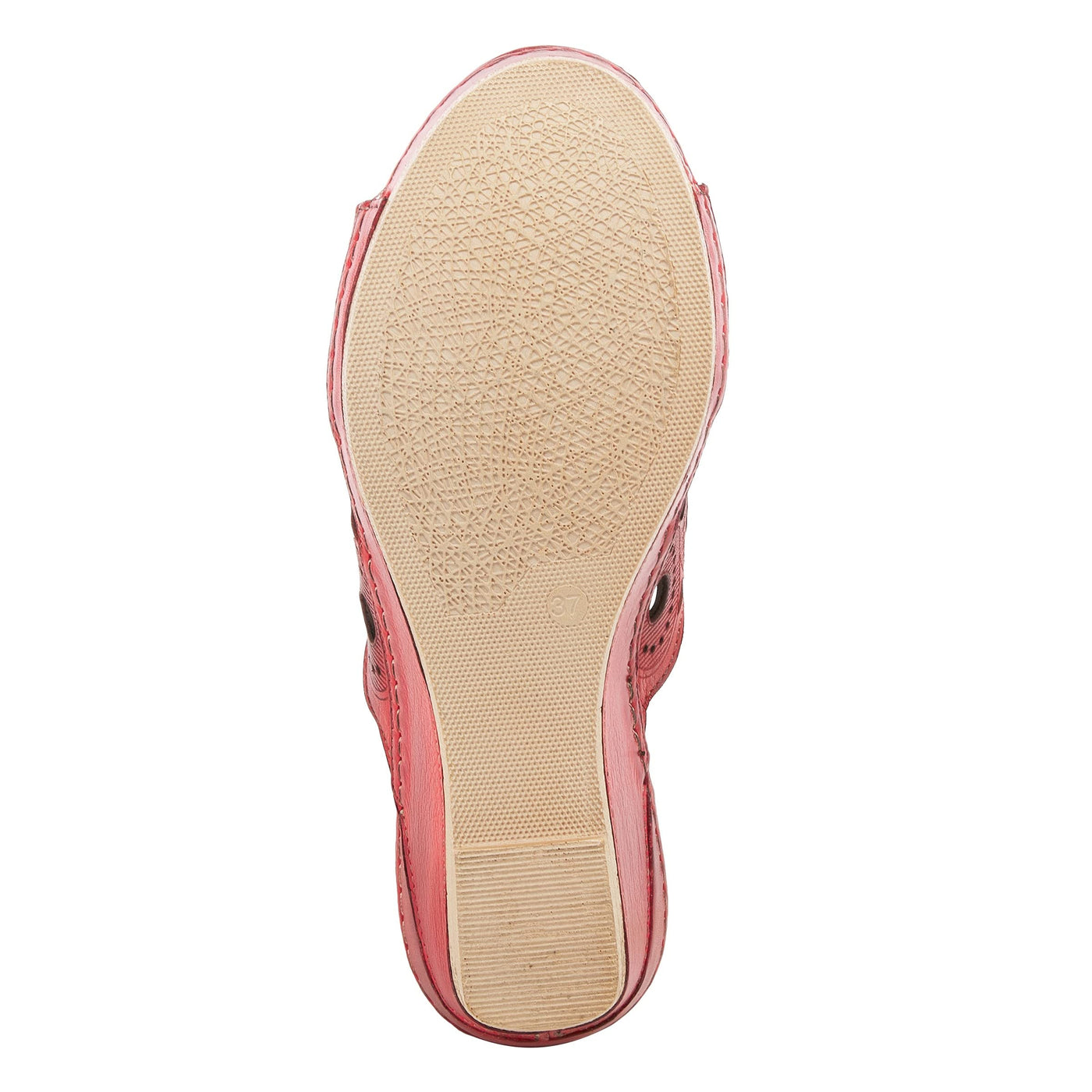 Spring Step Women's Labarnas Slide Sandal Red EU 39 / US 8.5