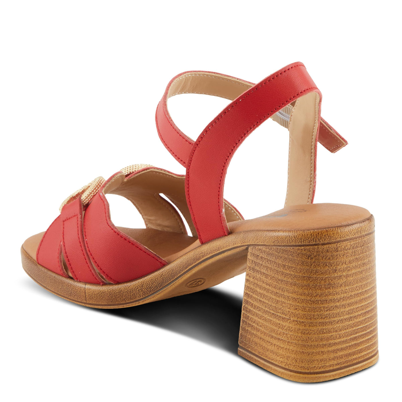 Spring Step Women's Sardinia Sandal, Red, 5.5-6