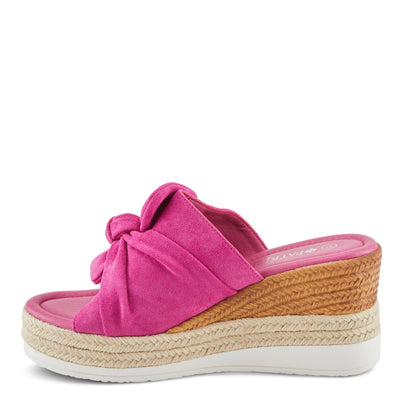 PATRIZIA Women's BELLALUCE Slide Wedge Sandals Hot Pink EU 38 / US 7.5-8