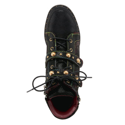 Spring Step L'Artiste Women's Chrissy Bootie Black Multi EU 41 / US 9.5-10