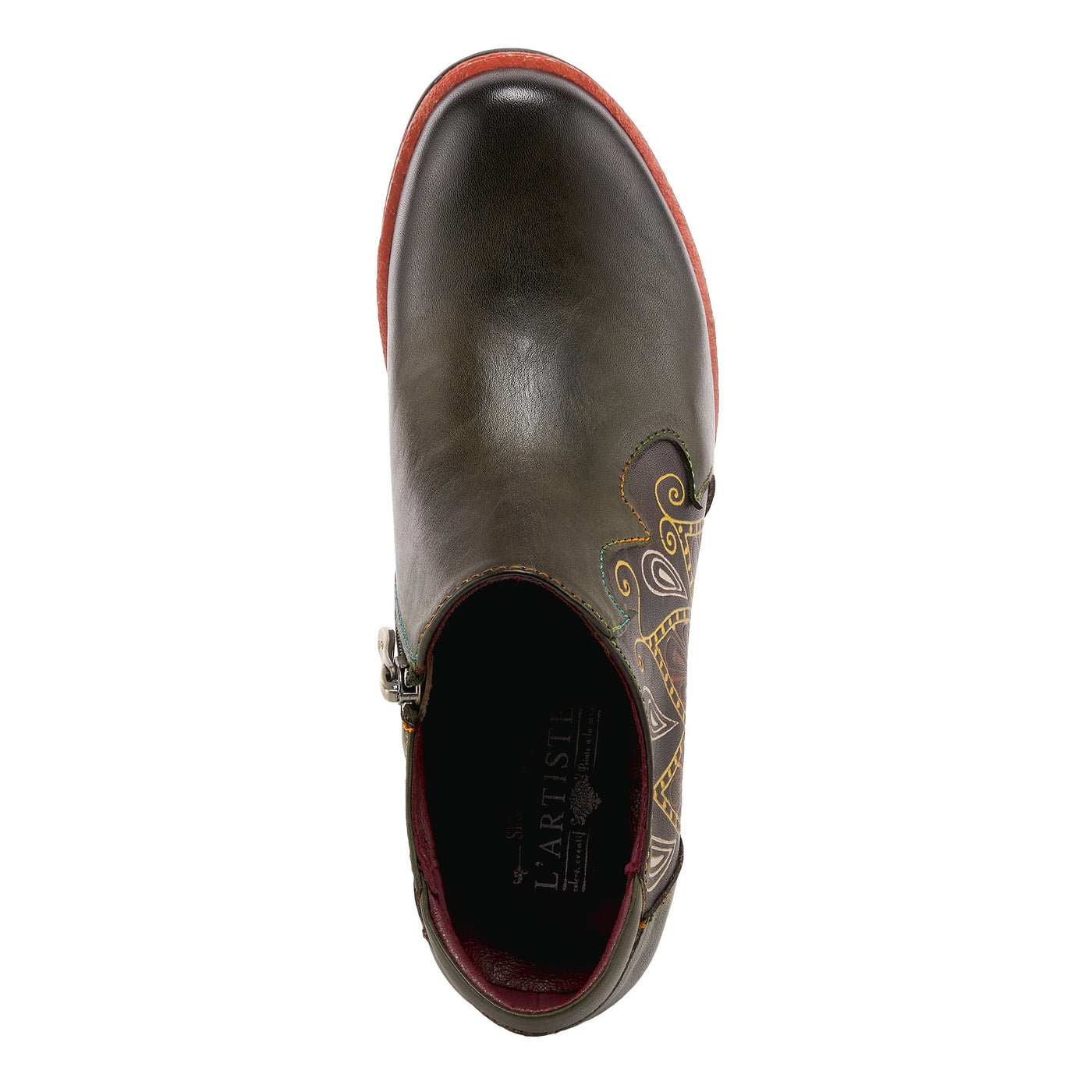 Spring Step L'Artiste Women's Zami Shootie Olive Green EU 42 / US 10.5-11