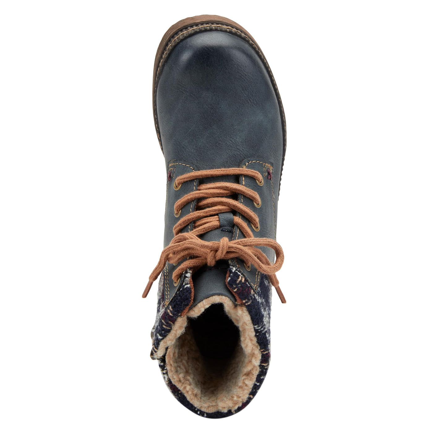 Spring Step Women's Marylee Combat Boot, Navy, 40 M EU Medium EU (US 9 US)