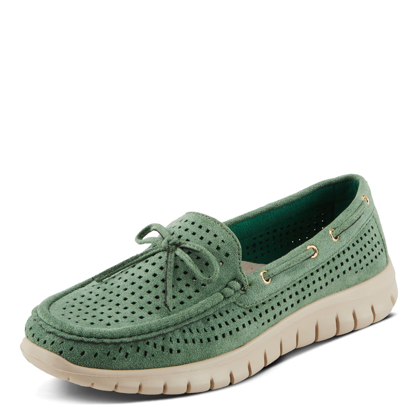 PATRIZIA Women's Aboard Loafers Green EU 38 / US 7.5-8