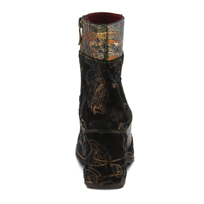 L’Artiste by Spring Step Women's Whitney Fashion Boot, Black/Multi, 37 Medium EU (6.5-7 US)