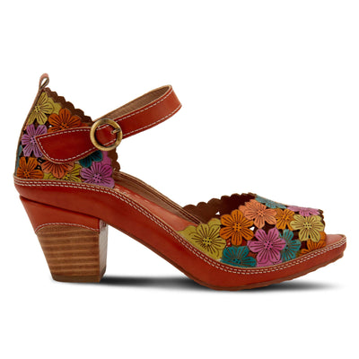 Spring Step L'Artiste Women's Avnia Ankle Strap Shoe Camel Multi EU 37 / US 6.5-7