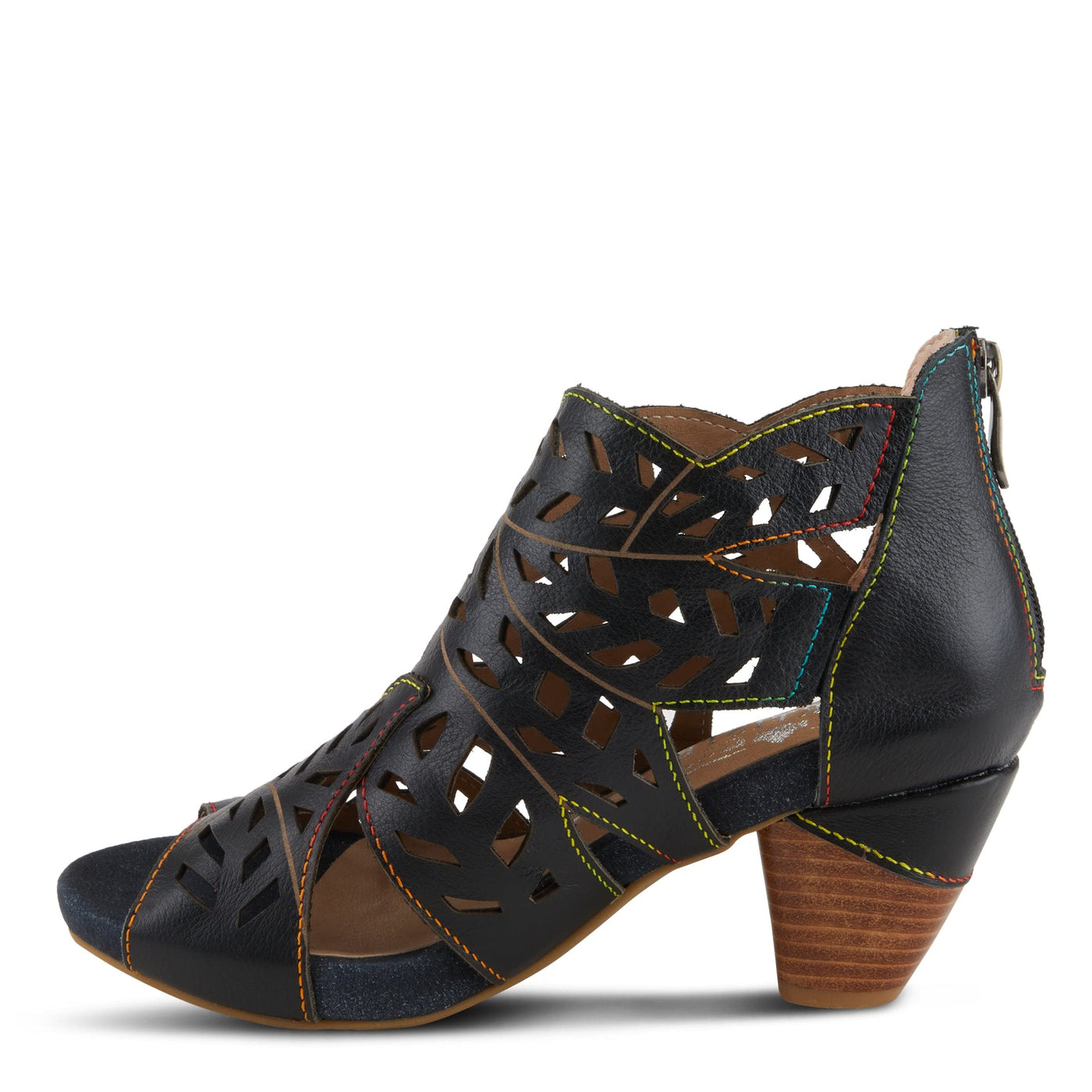 Spring Step L'Artiste Icon Sandals for Women - Ladies Casual Flats Platform Sandal - Hand Painting Summer Shoes for Womens