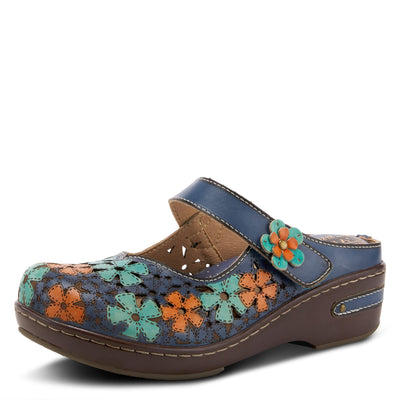 Spring Step L'Artiste Women's Anana Mary-Jane Shoe Blue Multi EU 39 / US 8.5