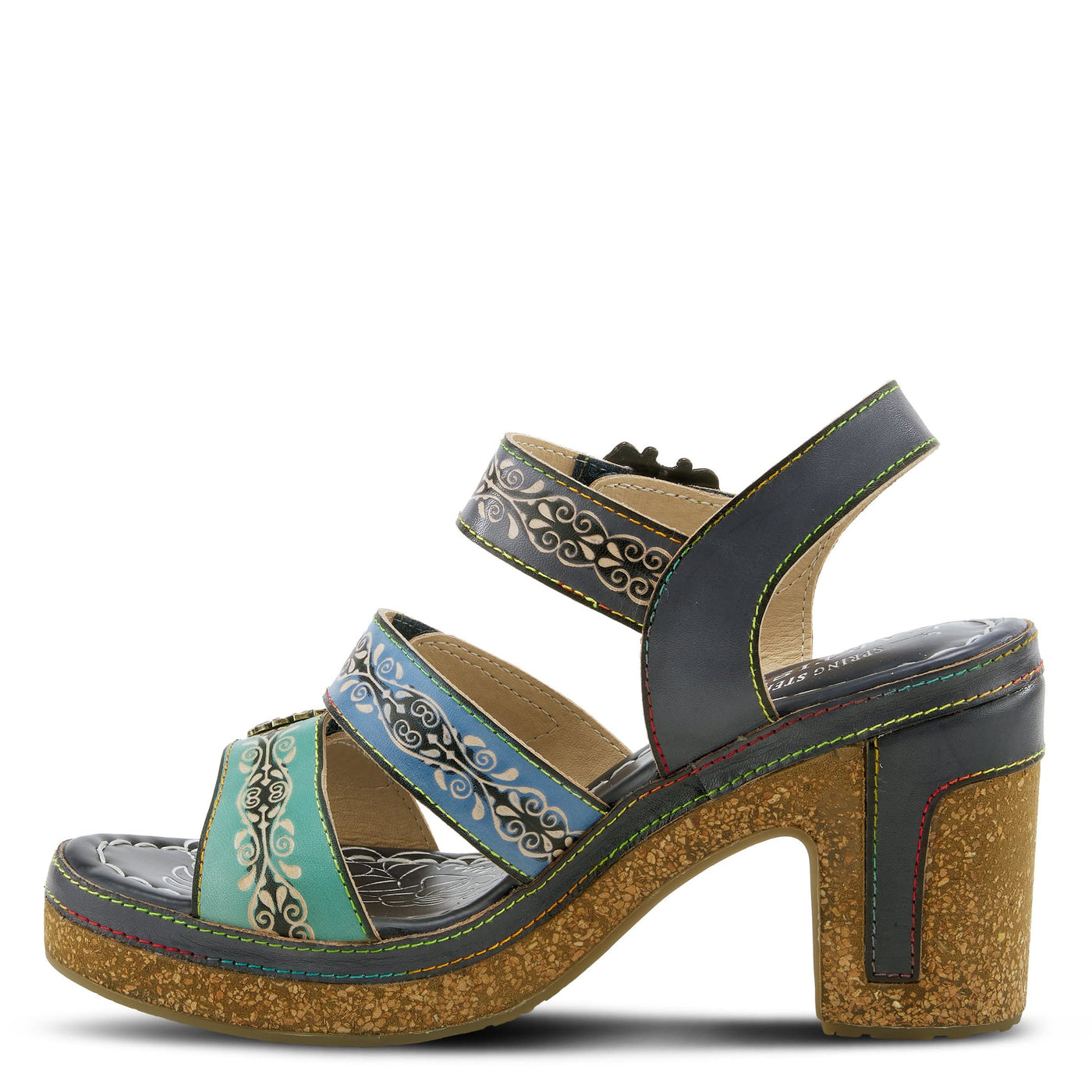 L'Artiste Women's Confident Blue Multi 10 B(M) US
